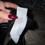 Abercrombie & Fitch A&F 90s Straight Leg  Ultra Hi Rise Faux Leather Pants Black 31/12 Moto Edgy Y2K Photo 9