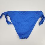 Agua Bendita  Mila Bikini Bottom in Aine Blue Size 2XL NWT Photo 3