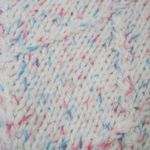 Vintage Homemade Pink & Blue Speckled Knit Sweater Photo 6