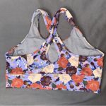 Be. Active Bra Womens Medium Lilac Floral Sport Workout Athletic Gym Casual Purple Photo 2