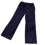 Lands' End Dark Navy Blue Wide Leg Pants Size 2 Pockets Business Career Basic Photo 13