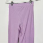 Show Me Your Mumu  Lilac Rib Knit Layer Up Pants Size XS Flare Photo 6