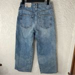 Topshop | Silver Toned Chain Moto Cropped Denim Jeans NWT Size 2 Photo 6