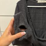 Free People Like a Boss Surplice Faux Wrap Long Sleeve Top Photo 5