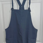 None Blue Overalls with Pockets Photo 0