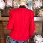 VINTAGE NORTON MCNAUGHTON RED, GOLD & BLUE MILITARY THEME WOOL BLAZER (10) Red Photo 5