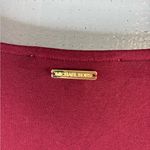 Michael Kors 2X Rich Burgundy Layered Tunic Top Photo 4