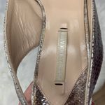 Nicholas Kirkwood Gold Peep Toe Platform Pumps Photo 8