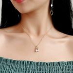 Cherry Pendant Necklace for Women Gold Photo 2