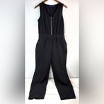 Apt. 9  S Sleeveless Dressy Casual V-Neck Jumpsuit in Black Photo 9