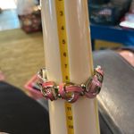 Breast cancer awareness stretch bracelet. The original pink colors. Size 8. Photo 2