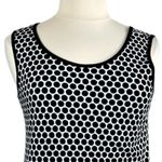 Lands' End Lands’ End Women’s Plus Tank Top Scoop Neck Black Polka Dot Size Large 14/16 Photo 3