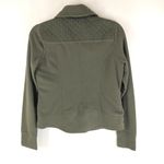 Hollister  Womens Jacket Double Breasted Pockets Quilted Olive Green S Photo 1