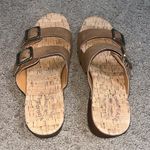Kork-Ease Saffron Slide Leather Sandal Cork Woodgrain Brown Terra 8 Photo 2