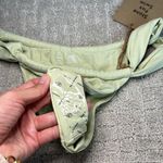Stone Fox Swim NEW NWT  bikini set Bijou Bottom + Lele Top aloe wash light green Photo 7
