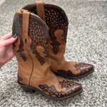 Old West  perforated cowgirl boots Photo 0