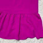 DKNY  Women’s Hot Pink Balloon Sleeve Shift Dress Skirt Bottom Blouson size 8 Photo 8