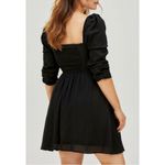 Hill House Felicity Mini Dress, Black, Small Photo 3