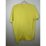 Nike  Short-Sleeved T-Shirt Size Medium Blue Zipper Pocket Yellow Tee Photo 1