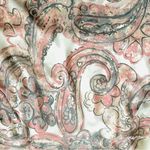 Bobbie Bee Midi Dress Pastel Floral Paisley Drape Neck Sleeveless Dress Size 14 Photo 7