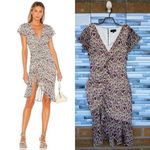 Majorelle  Elaine Midi Dress In Leopard Multi xs Photo 1
