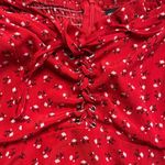 Sundae Muse Archie Red Floral Mini Peasant Dress size 8 Photo 5