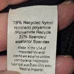 Beyond Yoga  Womens Black Silver‎ Side Design Cropped Tank Top Medium Photo 4