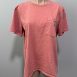 Carhartt  Loose Fit Heavyweight Short Sleeve Pocket T-shirt Large Pink Salmon Photo 0