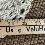 Kaktus Crochet Knit Top Cover Up Beige Open Knit Boho Festival Womens Large Tan Photo 8