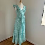 Skies Are Blue green striped maxi dress Photo 13