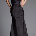 Angelina Faccenda Black Strapless Bridesmaid Dress Size 4 Photo 0