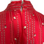VINTAGE JANES CHEN Red Cheongsam Dress Size 8 Photo 4