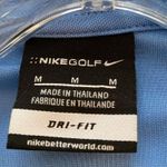 Nike  Golf Polo Shirt Cropped Short Sleeve Blue M Photo 5