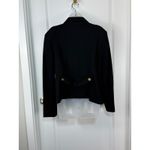 Roz & Ali Women's Black Double Breasted Blazer XL Shoulder Pads Photo 2
