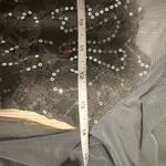 Kelle Dance Elegant Gray Mini Skirt with Sequined Bodysuit Photo 6