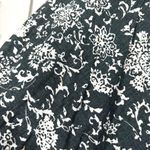 Gap  Linen Black White Floral Woven Skirt Photo 4