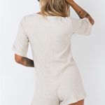Princess Polly  Cream Romper Photo 1