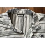 L.L. Bean Women’s Vented Button Down‎ Hiking Fishing Shirt Size XL Striped Gray Photo 8