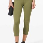 Lululemon  Wunder Train High-Rise Crop 21" Bronze Green Size 4 Photo 4