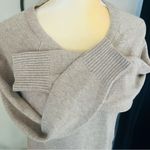 Sweet Romeo  Skull Back Open‎ Long Sleeve Cardigan Sweater, Tan/White, Medium Photo 9