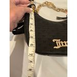 Juicy Couture ‎ Black Embossed Logo Chain Strap Hobo Bag Purse Set 2 Piece Photo 9