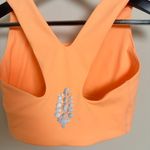 FREE PEOPLE Movement Win Win Racerback Bra in Neon Clementine Size Small Orange Photo 5