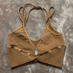 FP Movement by Free People Brown Bralette Size XS/S Tan Photo 0
