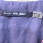 Boden Limited Edition Purple Floral Midi Silk Dress Style BH035 Size 6 Photo 4