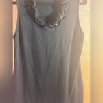 Talbots  Black Sleeveless Midi dress with Ruffle Detail classic business casual Photo 3