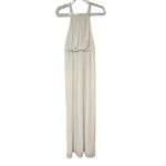 Show Me Your Mumu Amanda Halter Maxi Dress Size S White Bridal Angel Graduation Photo 1