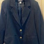 FINAL MARKDOWN Sag harbor blazer 8 petite Black Size 8P Photo 0