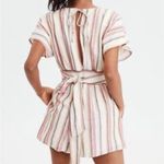 American Eagle AE Striped V-Neck Romper Photo 1