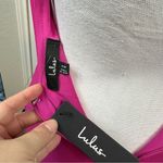 Lulus Keep It Interesting Hot Pink Asymmetrical Halter Maxi Dress Size XS NWT Photo 8