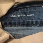 Müm maternity boho fringe ankle jeans size small Blue Photo 2